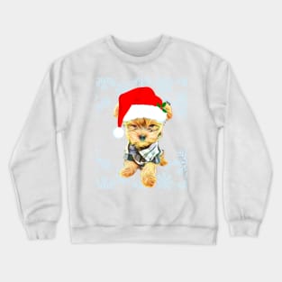 A Puppy for Christmas, Christmas gifts, Holiday gifts Crewneck Sweatshirt